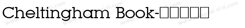 Cheltingham Book字体转换